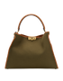 Large Peekaboo X-Lite, &pound;1,700, Handbags, Green, Canvas, Front view